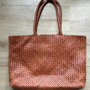 Travel Elena Bag in Brown Vachetta by Milaner